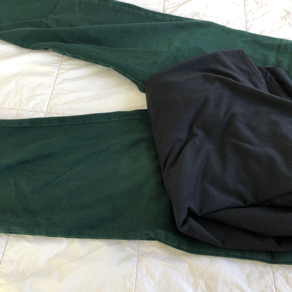 Betabrand medium green denim jeans - Picture 5 of 5